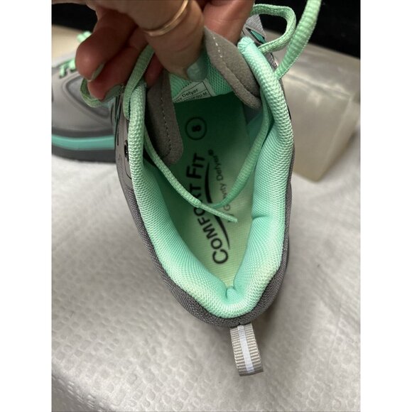 Gdefy Gravity Defyer Ion Athletic Shoes Women's US Size 8 TB9022FGU-M Gray Teal - Picture 3 of 6